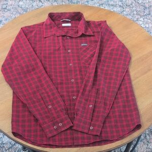 Columbia Red Casual Button Down Shirt
